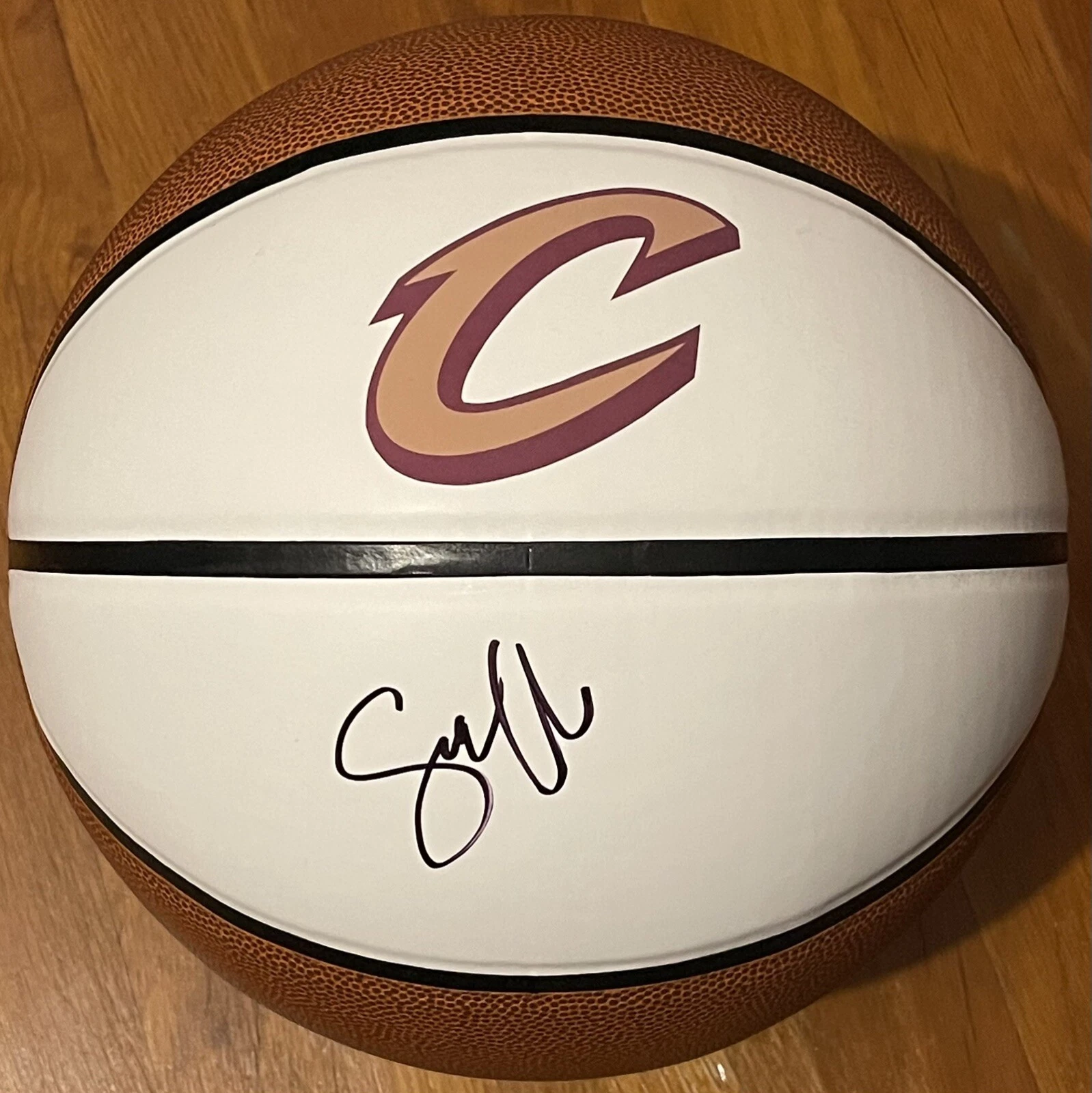 Sam Merrill Signed Autographed Cleveland Cavaliers Logo Basketball JSA COA
