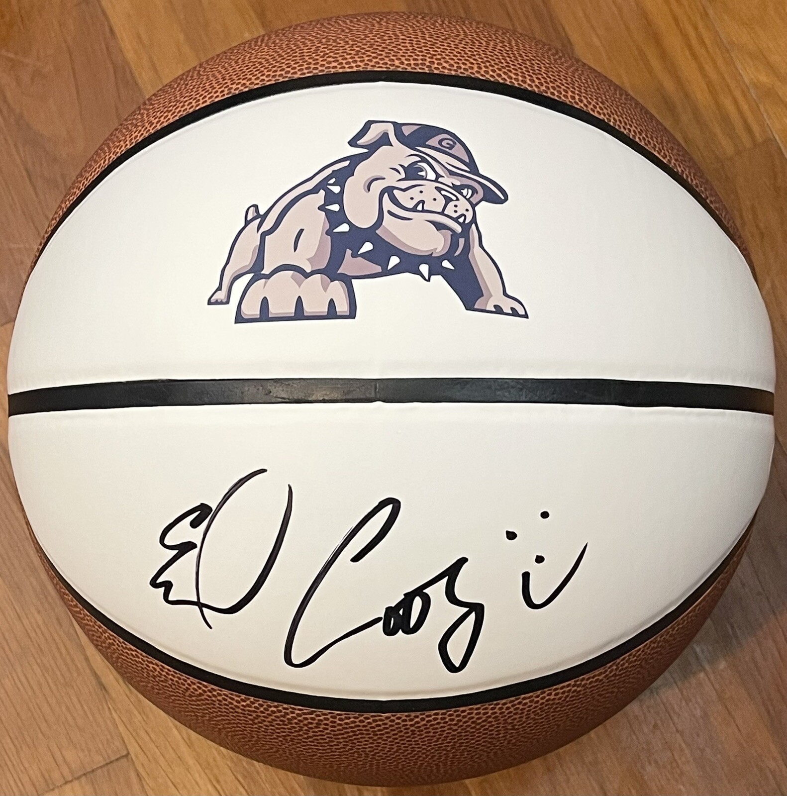 Ed Cooley Signed Autographed Georgetown Hoyas Logo Basketball JSA COA