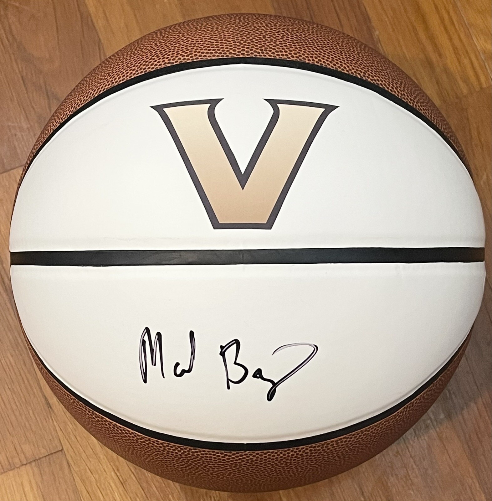 Mark Byington Signed Autographed Vanderbilt Commodores Logo Basketball JSA COA
