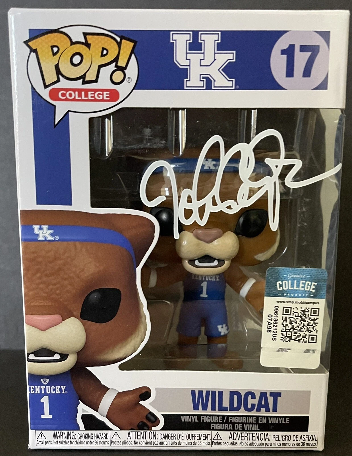 John Calipari Signed Autographed Kentucky Wildcats Funko Pop PSA/DNA