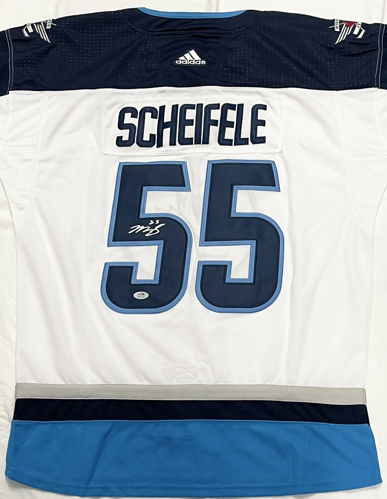 Mark Scheifele Signed Autographed Winnipeg Jets Jersey PSA/DNA Coa