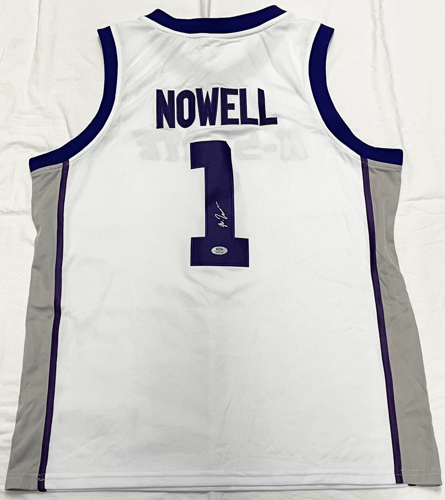 Markquis Nowell Signed Autographed Kansas State Wildcats Jersey PSA/DNA Coa