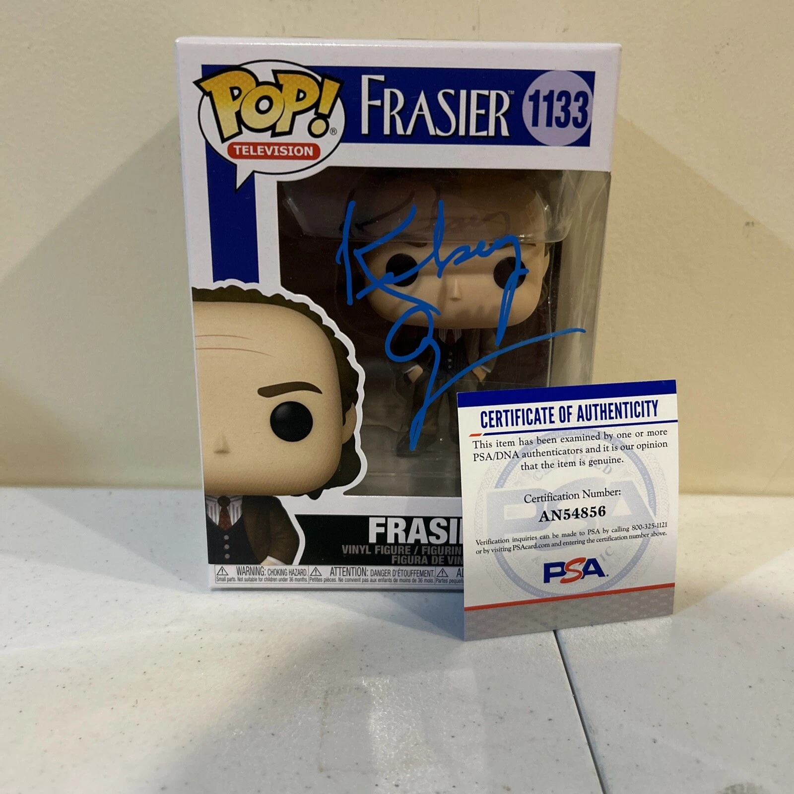 KELSEY GRAMMER SIGNED AUTOGRAPH FRASIER FUNKO POP PSA COA TV STAR