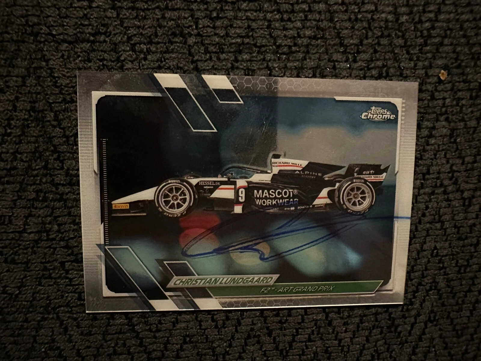 Signed Trading Card Indy 500 Car Indianapolis Christian Lundgaard Formula 1 F1