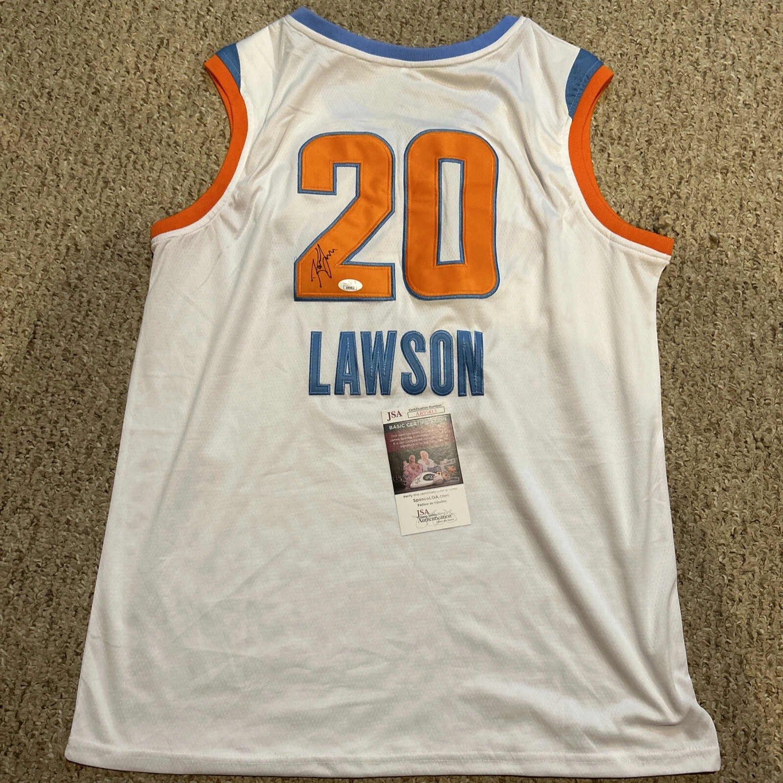 TENNESEE VOLUNTEERS- KARA LAWSON SIGNED AUTOGRAPH JERSEY JSA COA WOMENS