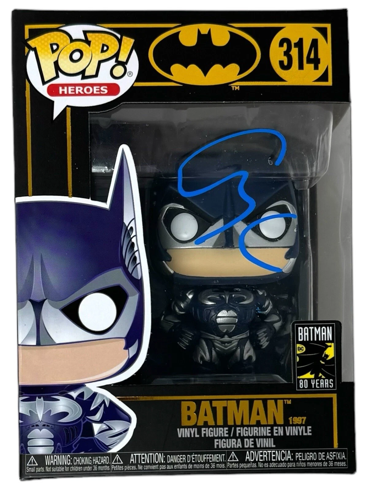 George Clooney Signed Funko Pop Batman & Robin #314 Autograph Beckett COA 50