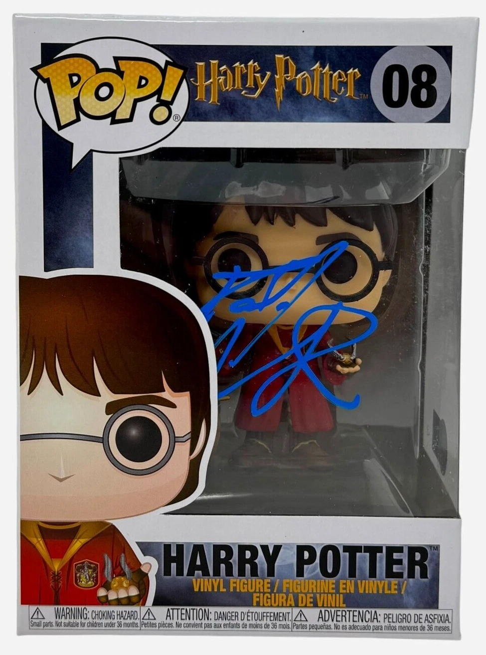 Daniel Radcliffe Signed Autograph Funko Pop Harry Potter #08 Beckett COA