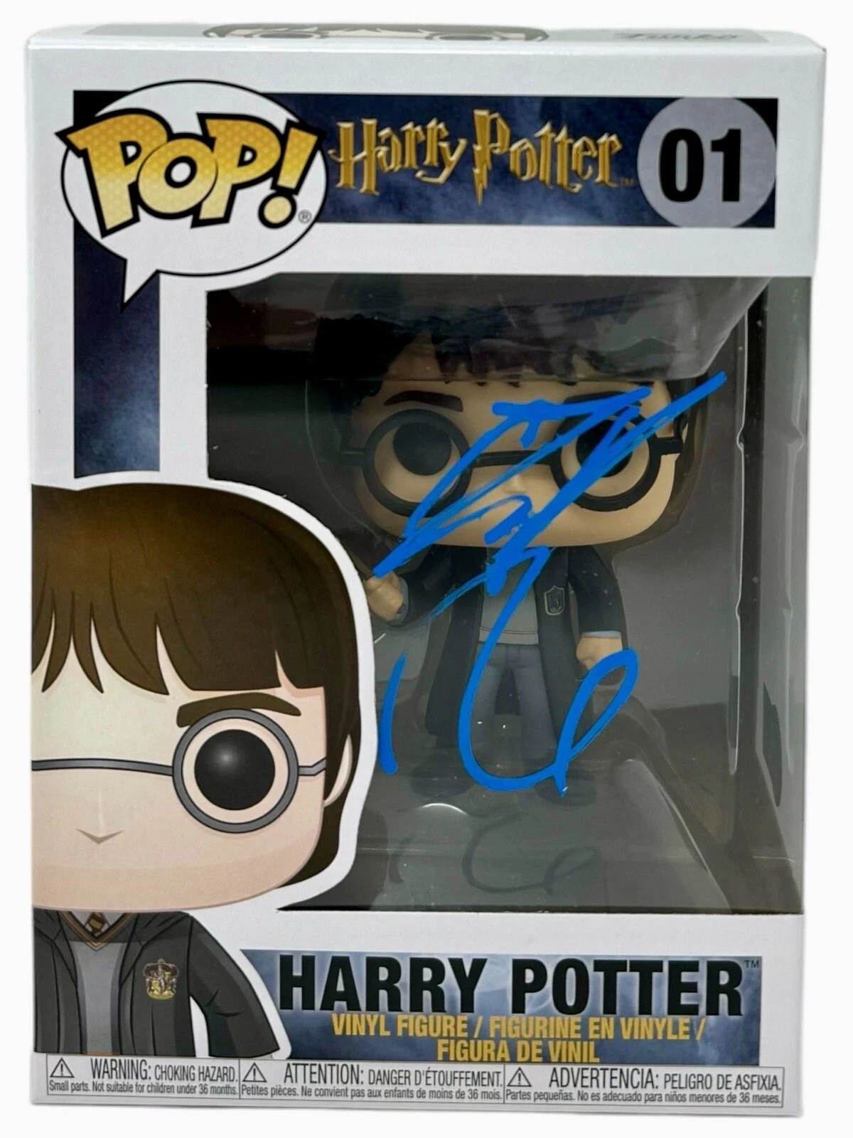 Daniel Radcliffe Signed Autograph Funko Pop Harry Potter #01 Beckett COA