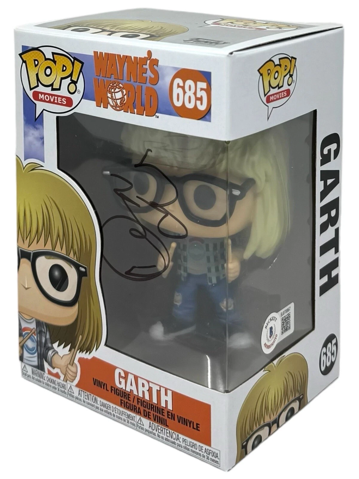 Dana Carvey Signed Funko Pop Wayne's World Garth #685 Autograph Beckett COA