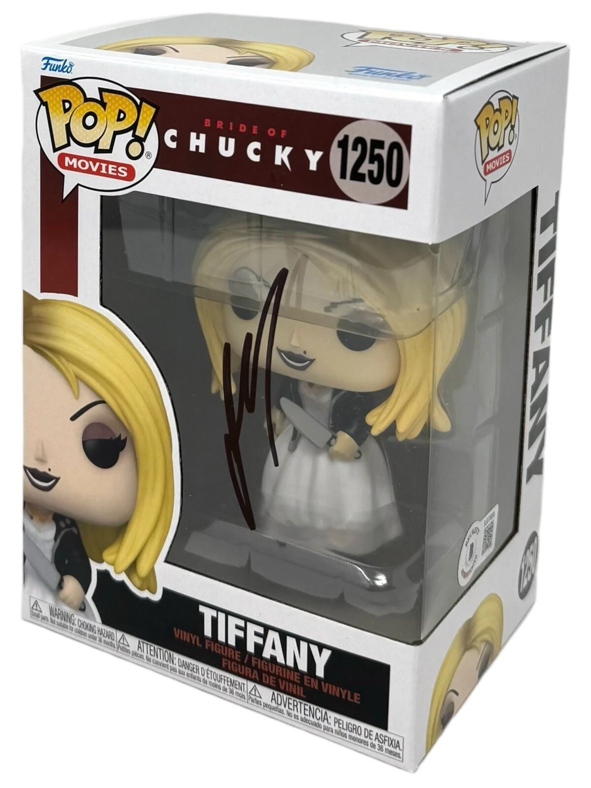 Jennifer Tilly Signed Autograph Funko Pop Bride of Chucky Tiffany Beckett COA