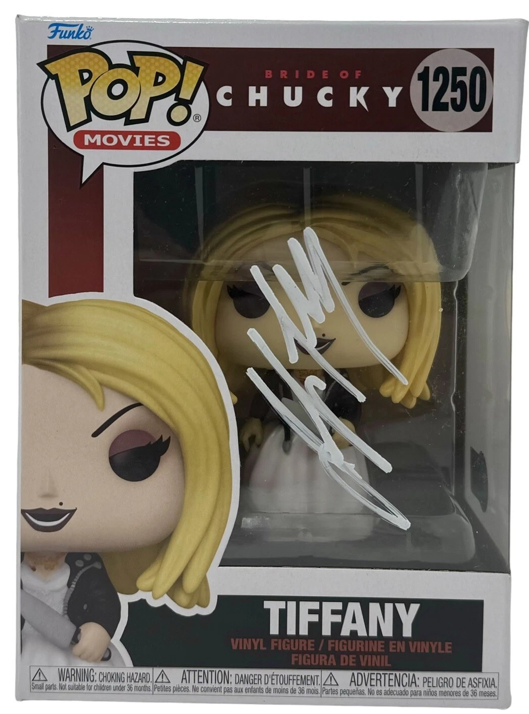 Jennifer Tilly Signed Funko Pop Bride of Chucky Tiffany Autograph Beckett COA