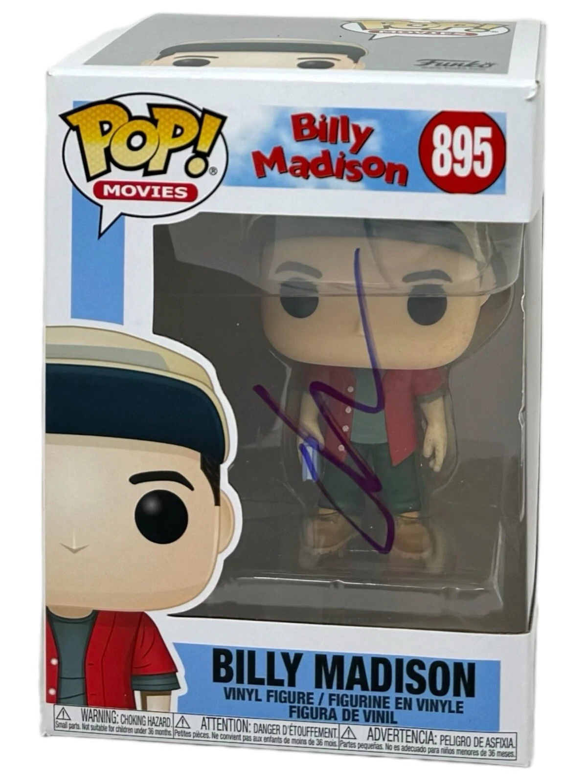 Adam Sandler Signed Billy Madison Funko Pop #895 Autograph Beckett COA