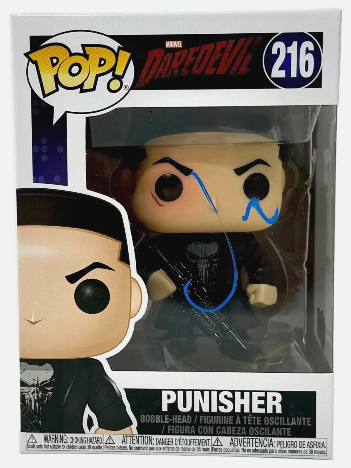 Jon Bernthal Signed Funko Pop Punisher Marvel Daredevil 216 Autograph BAS COA