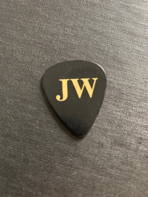 JOE WALSH AUTHENTIC PERSONAL GUITAR PICK FROM 2013 RARE EAGLES GUITARIST