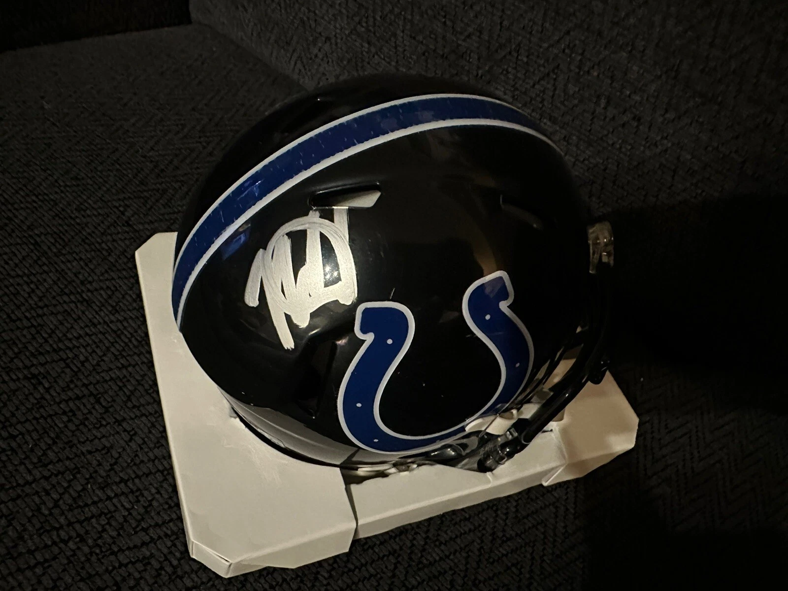 Nick Cross Signed Indianapolis Colts Mini Helmet Autographed Indiana Nights