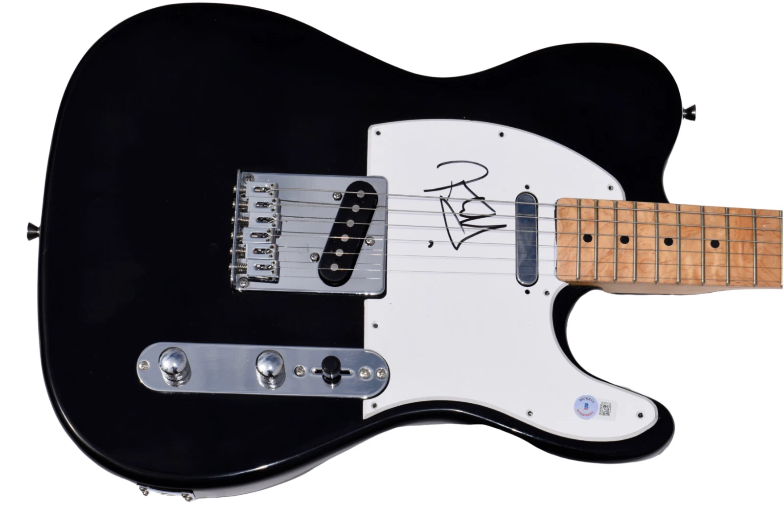 Joe Elliott Def Leppard Signed Autograph Electric Guitar Lead Singer Beckett COA