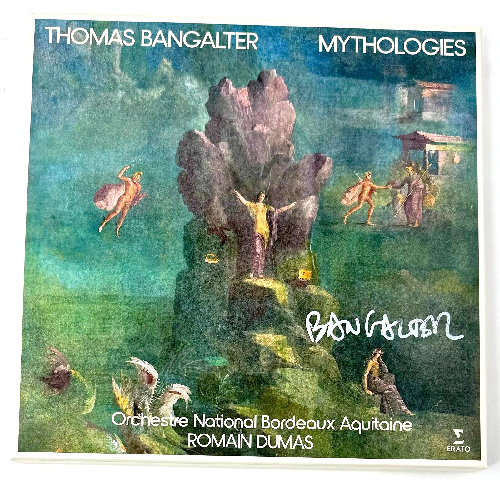 Daft Punk Thomas Bangalter Signed Mythologies Vinyl 3LP Autograph BAS COA