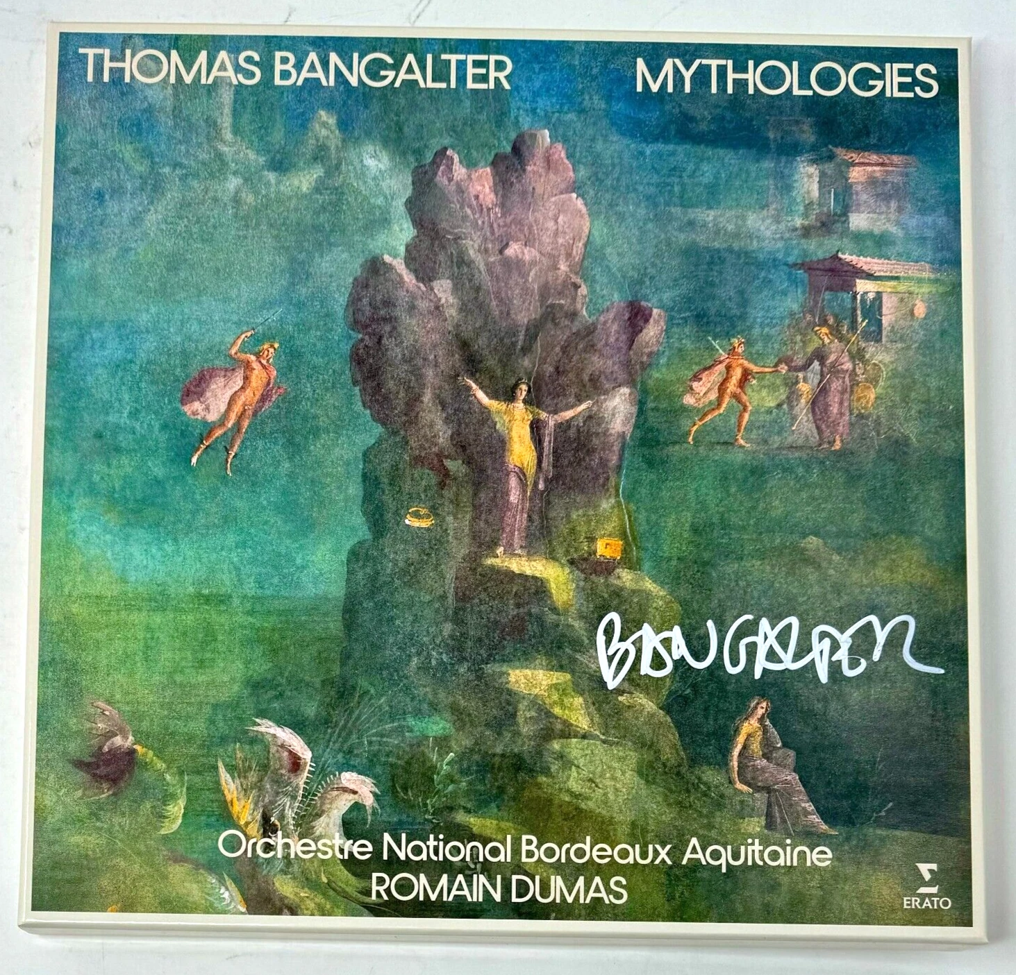 Daft Punk Thomas Bangalter Signed Mythologies Vinyl 3LP Autograph BAS COA