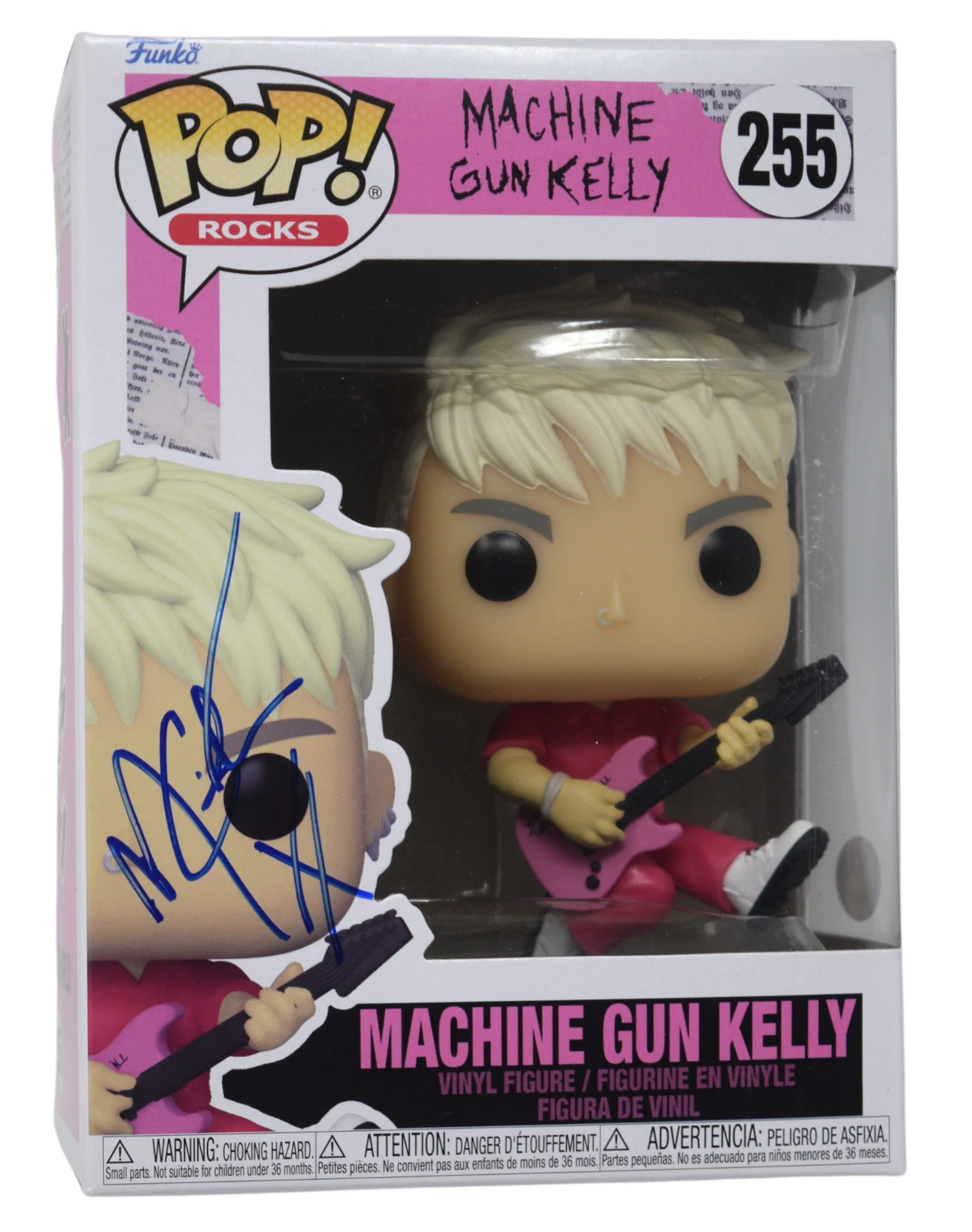 Machine Gun Kelly Signed Funko Pop MGK #255 Autograph PSA/DNA COA