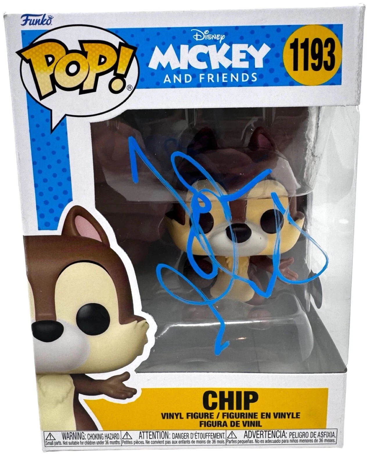 John Mulaney Signed Funko Pop Chip 'n Dale: Rescue Rangers Disney Autograph BAS