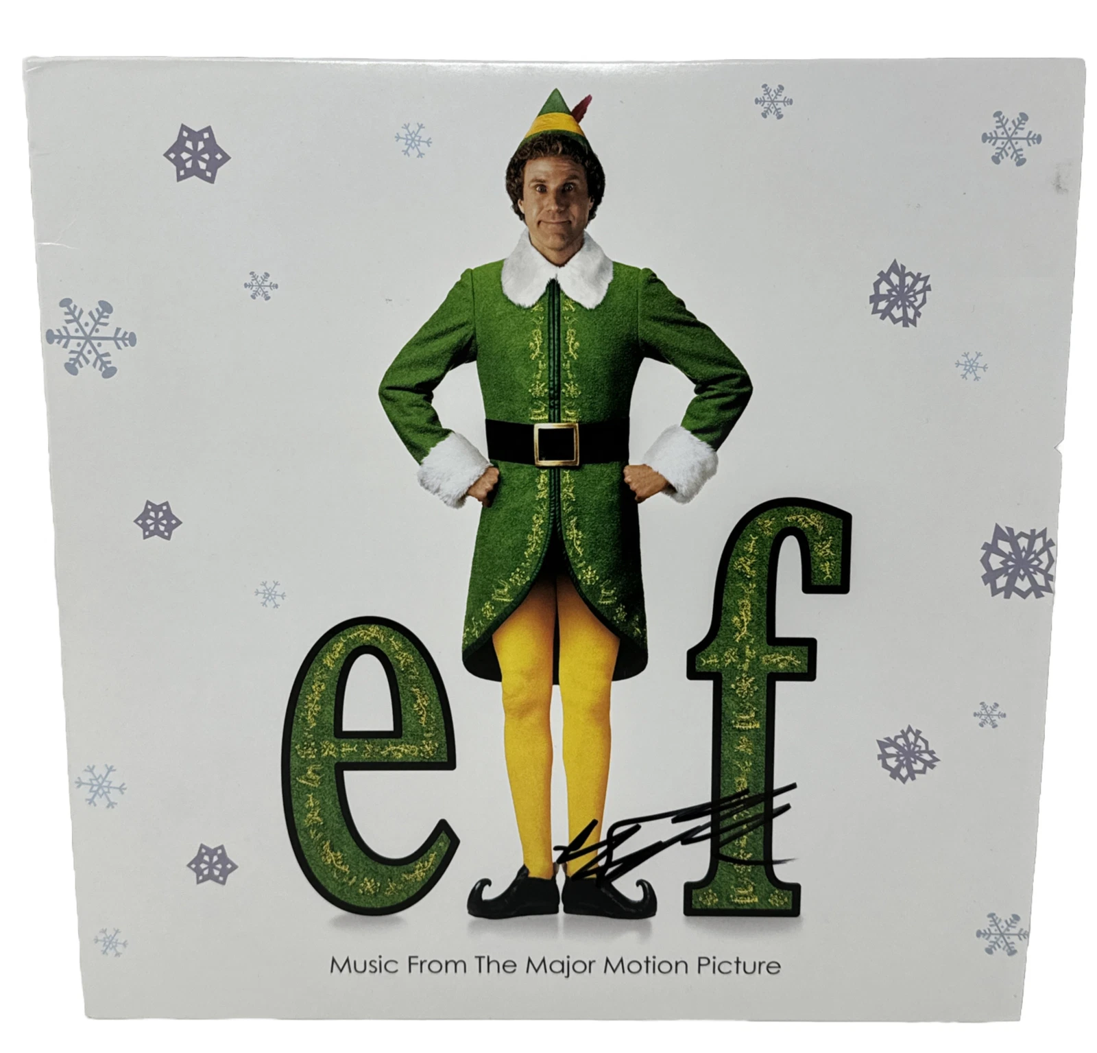 WILL FERRELL SIGNED ELF MOVIE SOUNDTRACK VINYL RECORD ALBUM AUTOGRAPH ACOA COA COLLECTIBLE MEMORABILIA