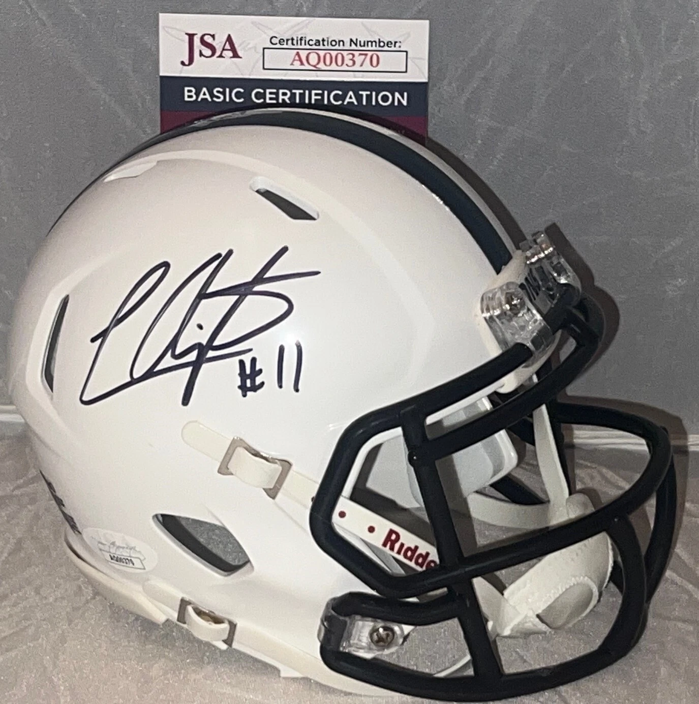 LaVar Arrington signed Penn State Nittany Lions mini helmet autographed JSA COA
