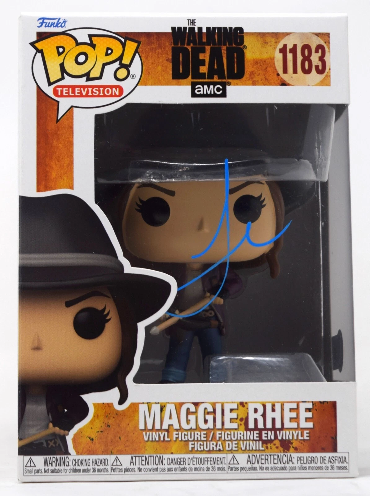 Lauren Cohan Signed Autograph The Walking Dead Maggie Rhee Funko Pop Beckett COA
