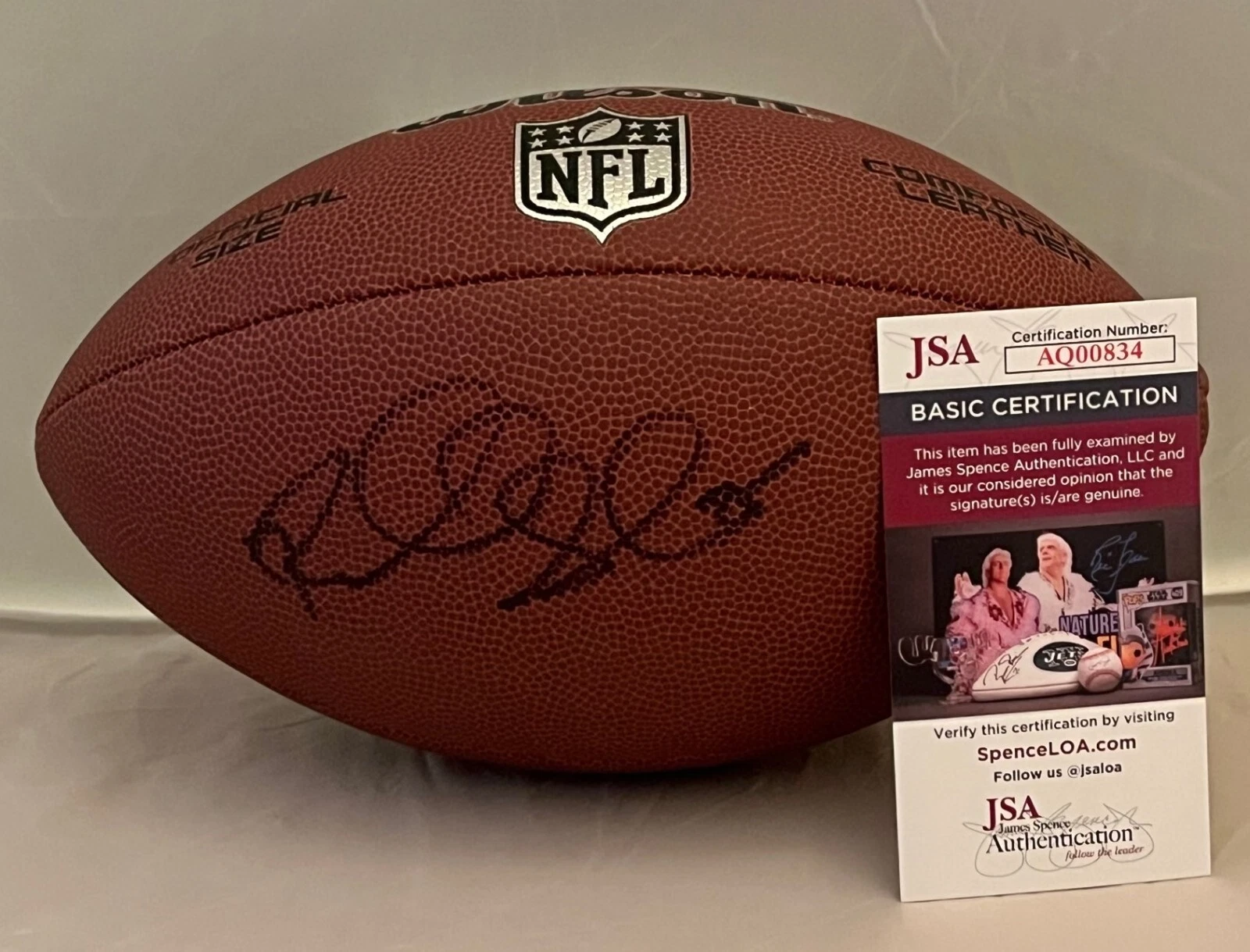 Richard Sherman Seattle Seahawks signed NFL Football autographed #2 JSA