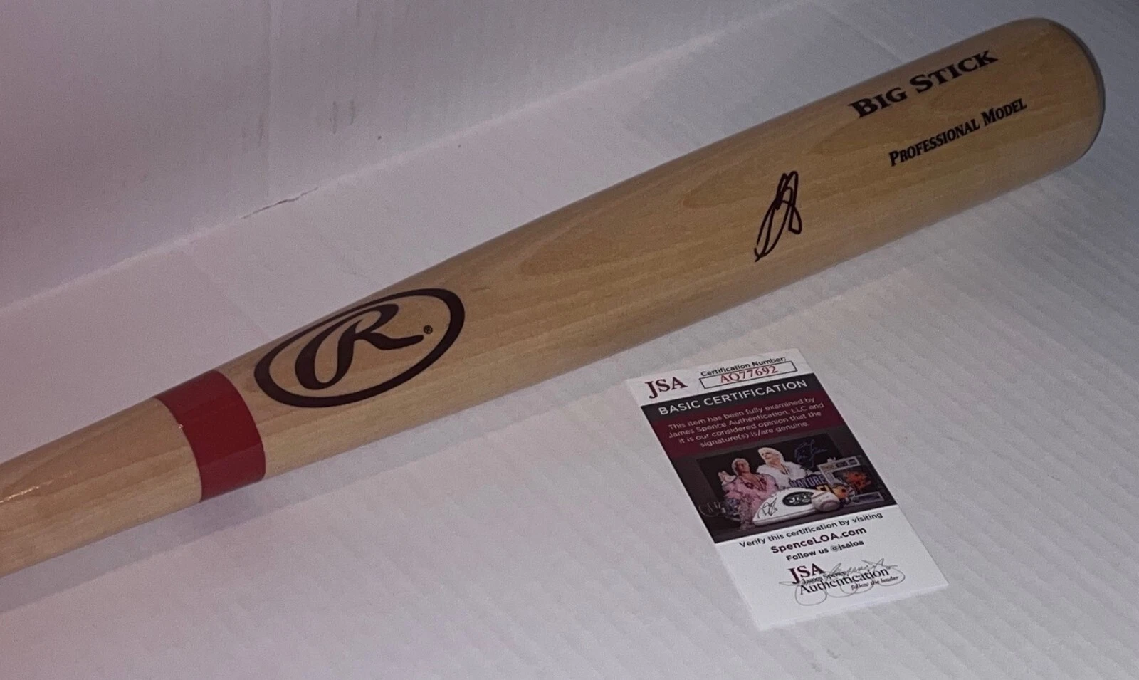 Dexter Fowler Chicago Cubs signed Full Size Rawlings Bat autographed JSA