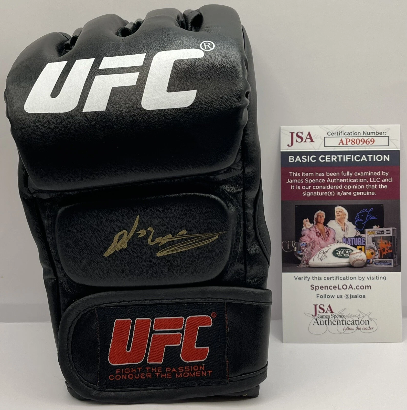 Shavkat Rakhmonov Signed Autographed UFC Glove JSA COA Fighter Future Champ