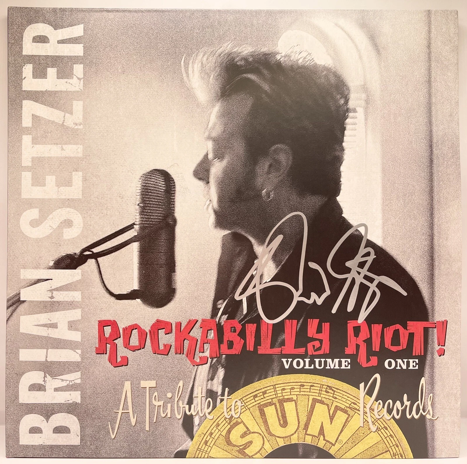 Brian Setzer Signed Autographed The Stray Cats Rockabilly Riots Vinyl JSA COA
