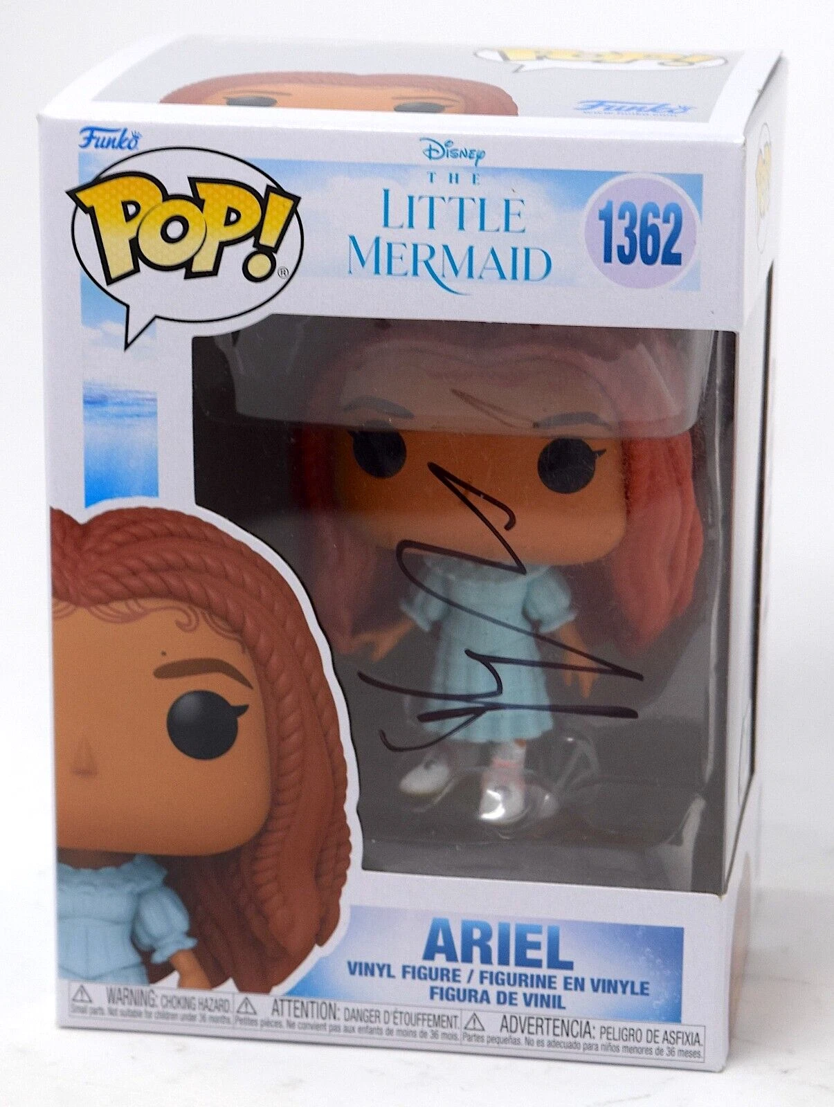 Halle Bailey Signed Funko Pop The Little Mermaid Ariel Disney Autograph BAS COA