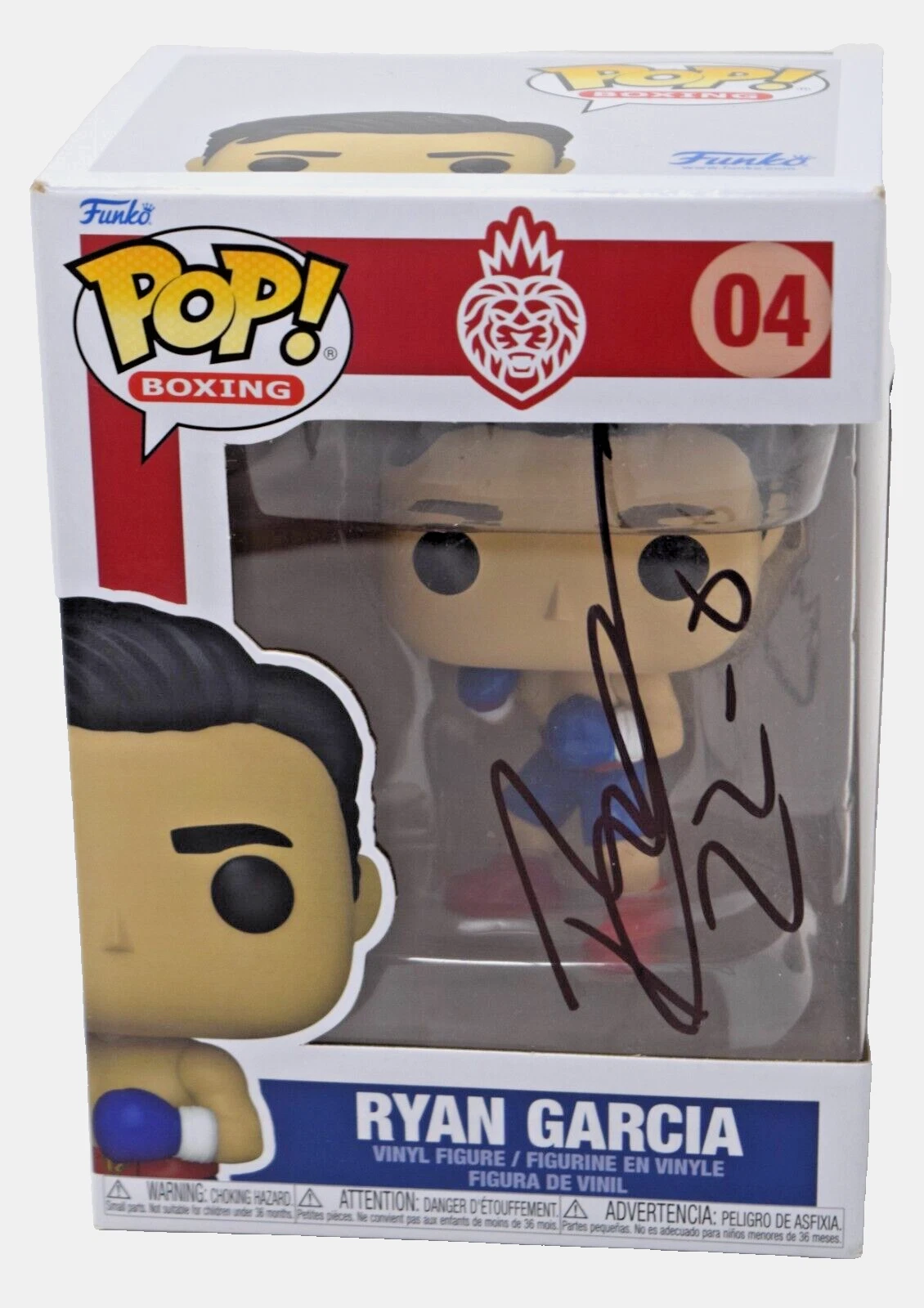Ryan Garcia Signed Funko Pop Boxing Ryan Garcia 04 Figure Autograph PSA COA