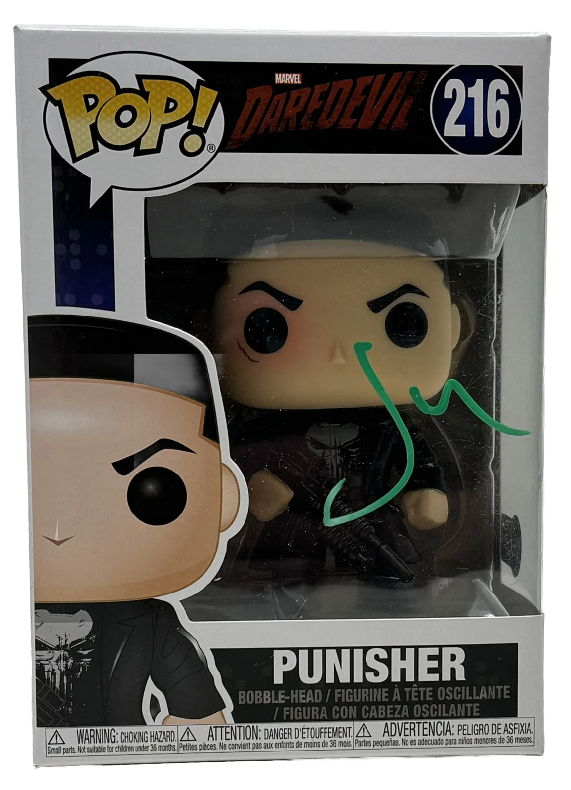 Jon Bernthal Signed Autograph Funko Pop The Punisher Daredevil Marvel BAS COA