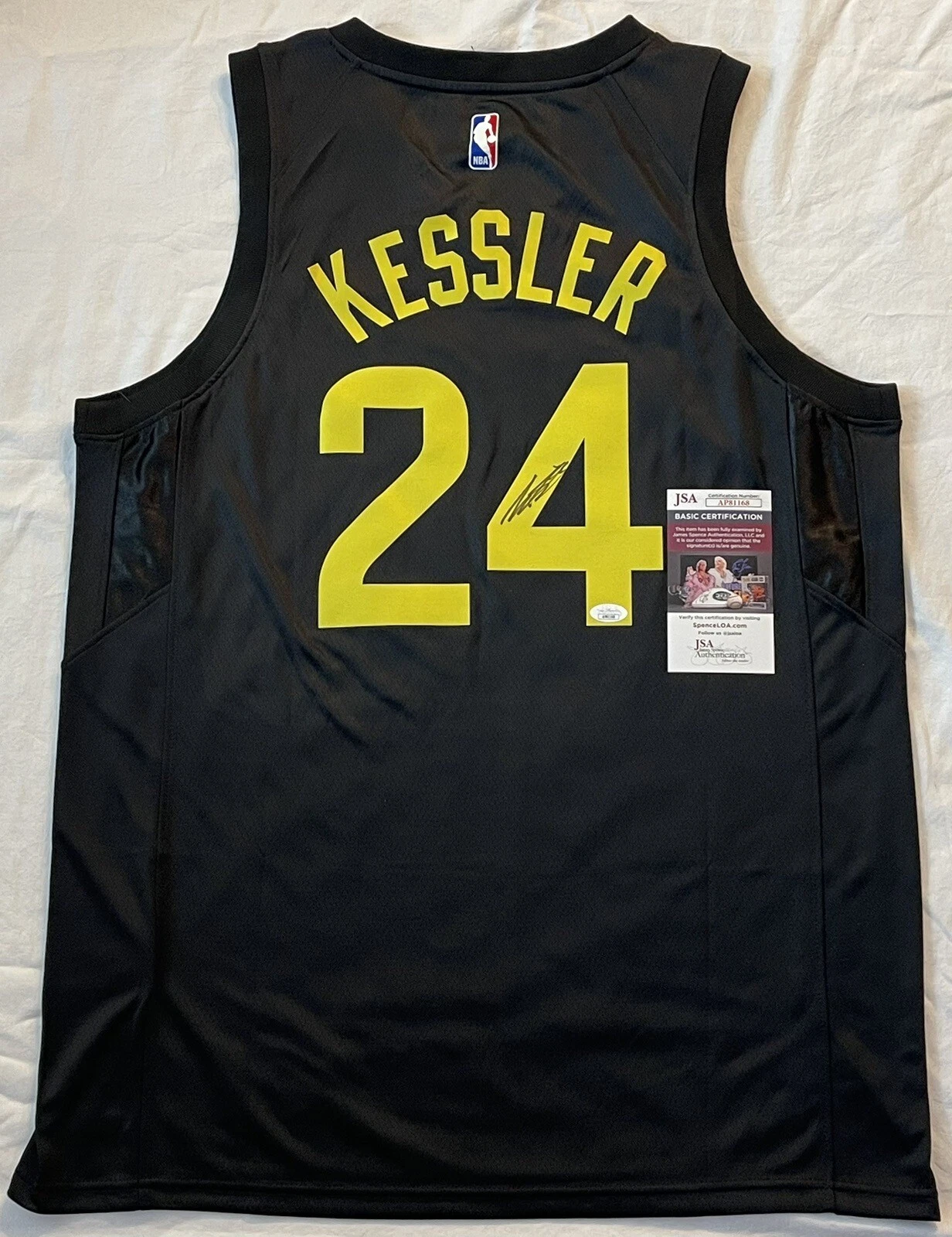 Walker Kessler Signed Autographed Utah Jazz Jersey JSA COA