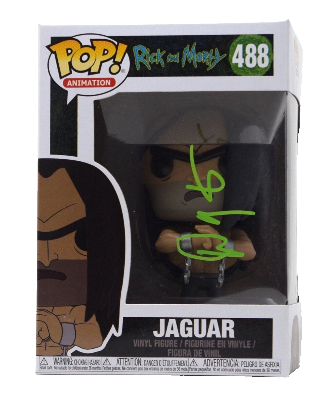 Danny Trejo Signed Funko Pop Rick and Morty Jaguar #488 Autograph ACOA COA