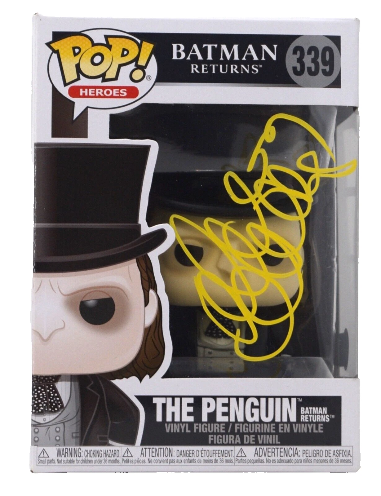 Danny DeVito Signed Funko Pop The Penguin Batman Returns Autograph Beckett COA