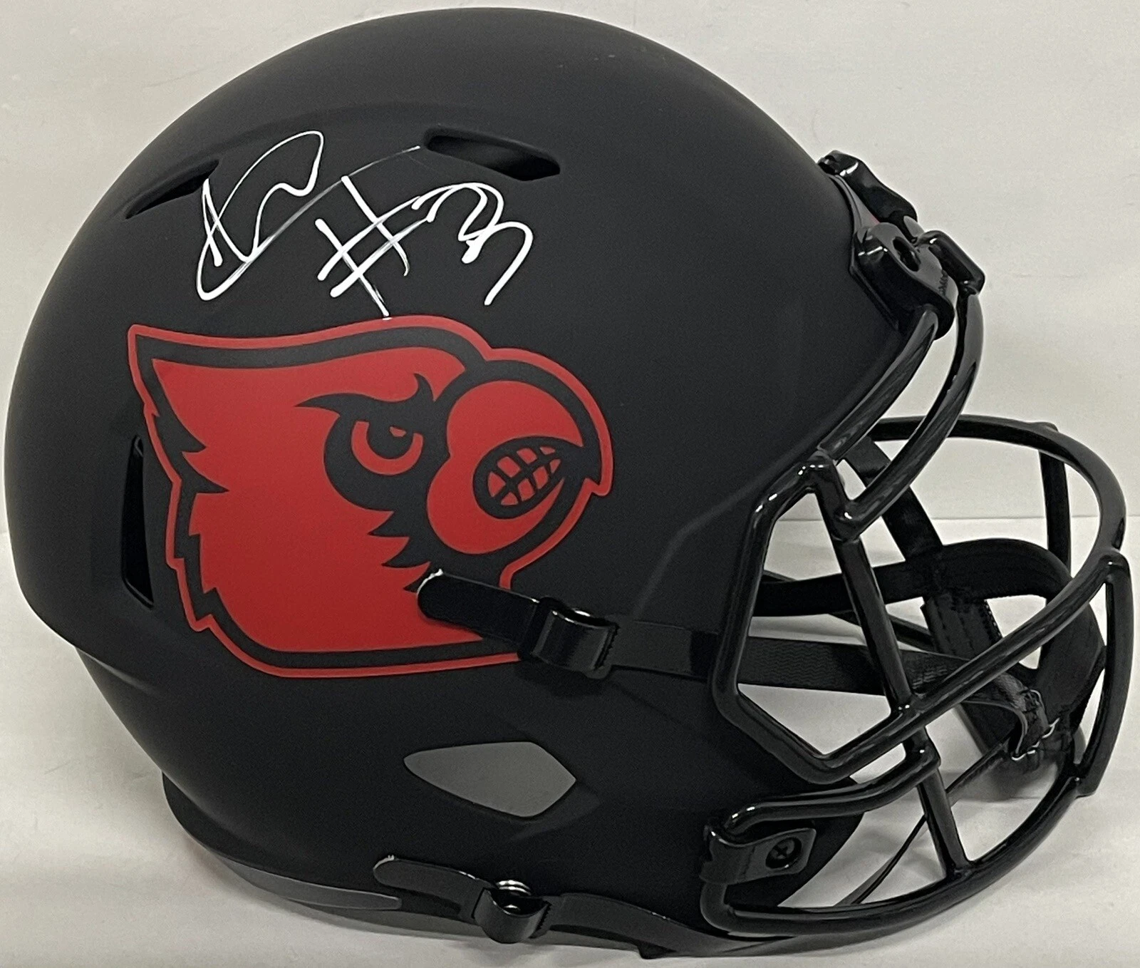 Malik Cunningham Signed Auto Louisville Cardinals Eclipse F/S Helmet PSA/DNA