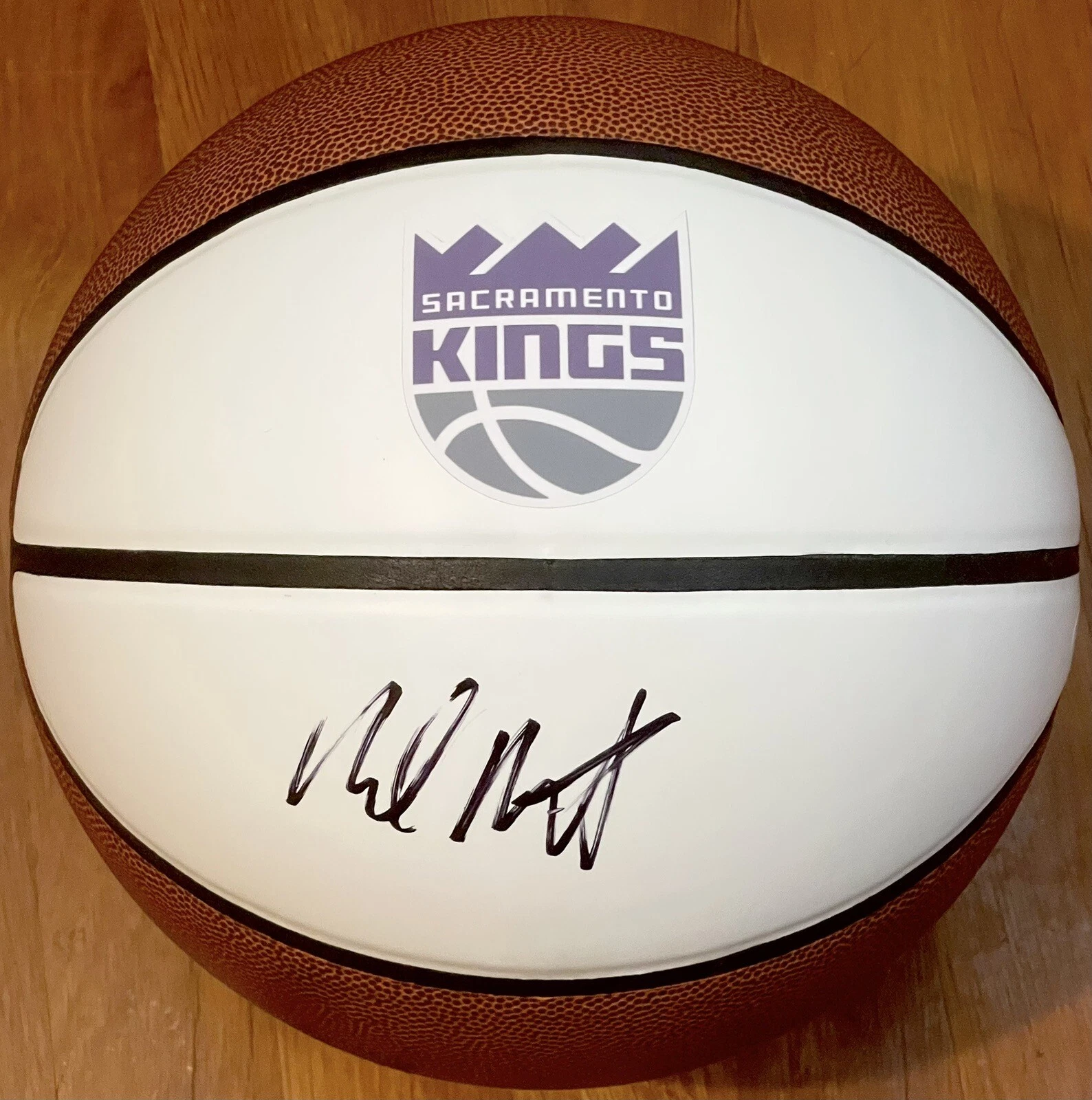 Malik Monk Signed Autographed Sacramento Kings Logo Basketball JSA COA
