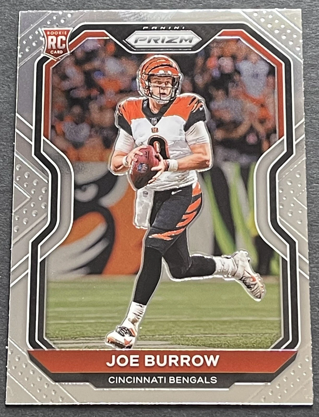 2020 PANINI PRIZM #307 JOE BURROW ROOKIE RC CINCINNATI BENGALS COLLECTIBLE MEMORABILIA