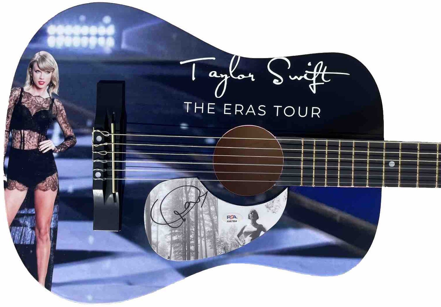 PSA/DNA Taylor Swift Autographed Limited Edition Graphic Acoustic Guitar