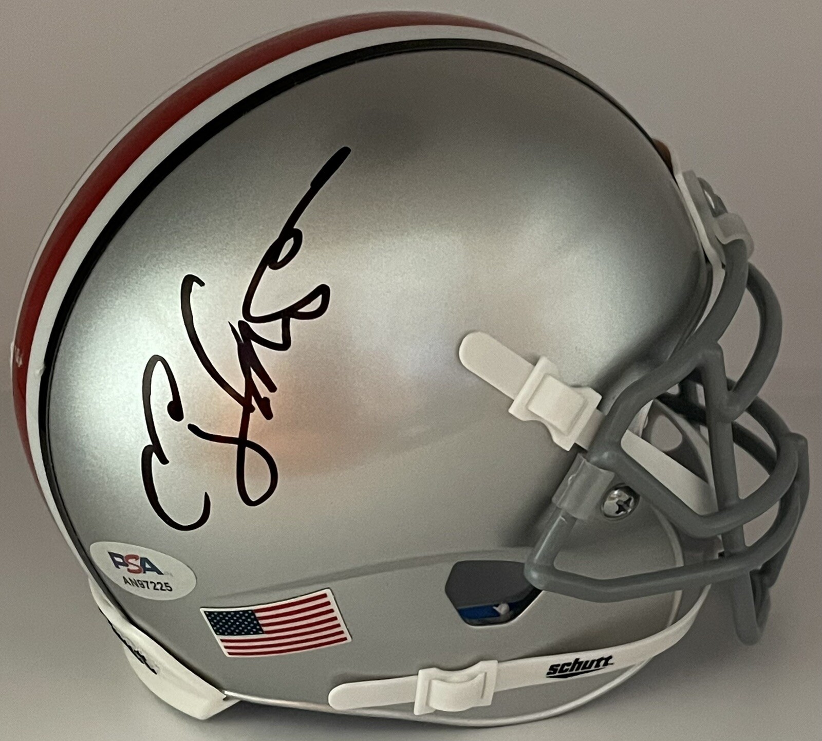Gene Smith Signed Autographed Ohio State Buckeyes Mini Helmet PSA/DNA