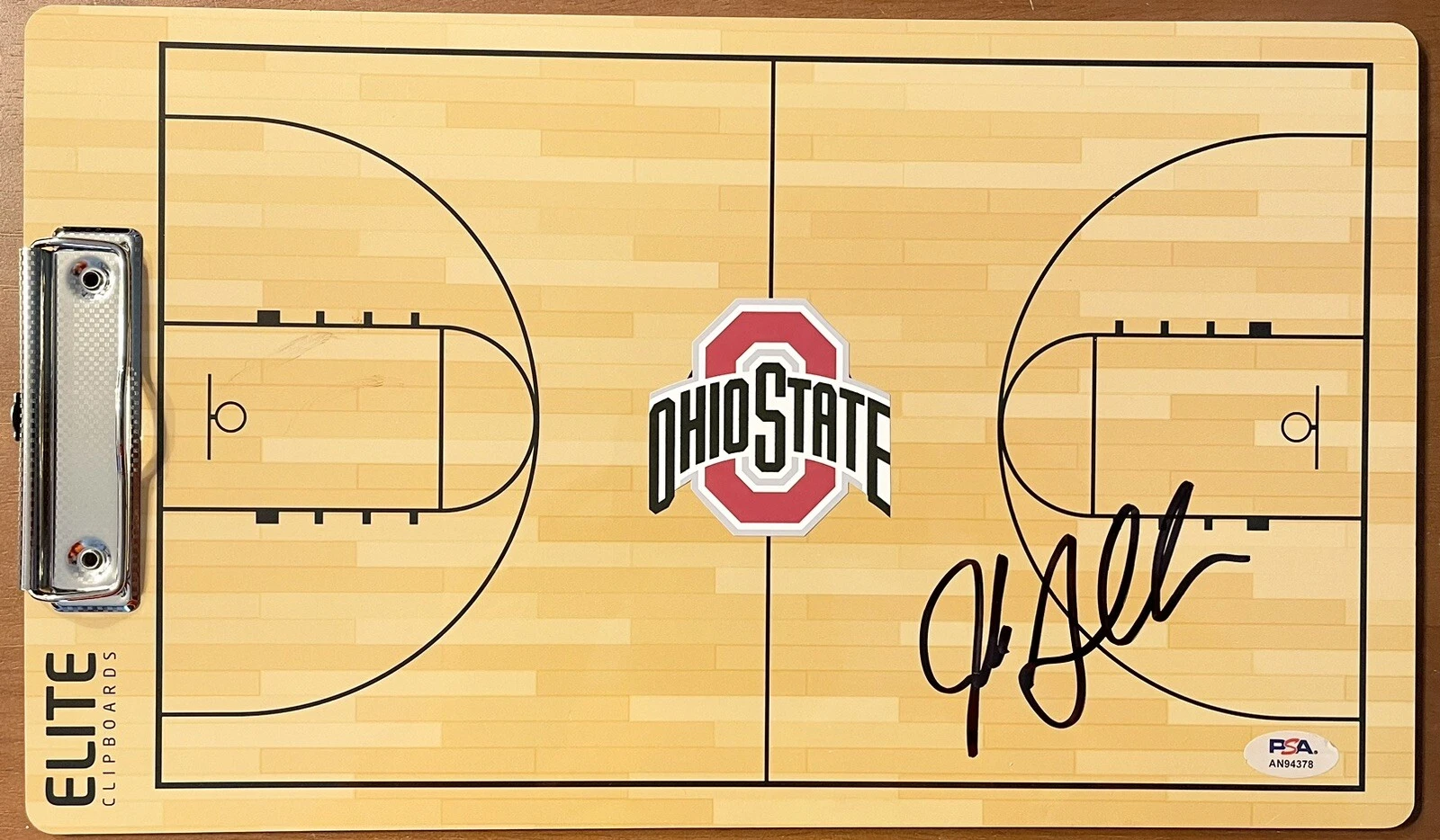 Jake Diebler Signed Autographed Ohio State Buckeye Coaches Clipboard PSA/DNA Coa