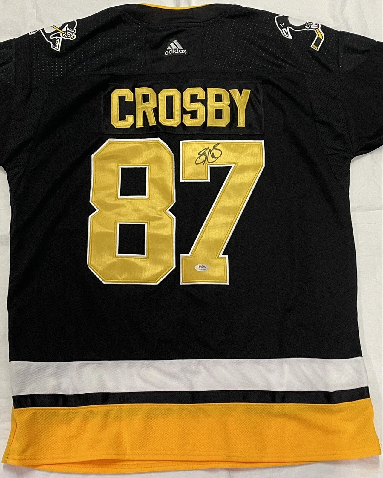 Sidney Crosby Signed Autographed Pittsburgh Penguins Jersey PSA/DNA