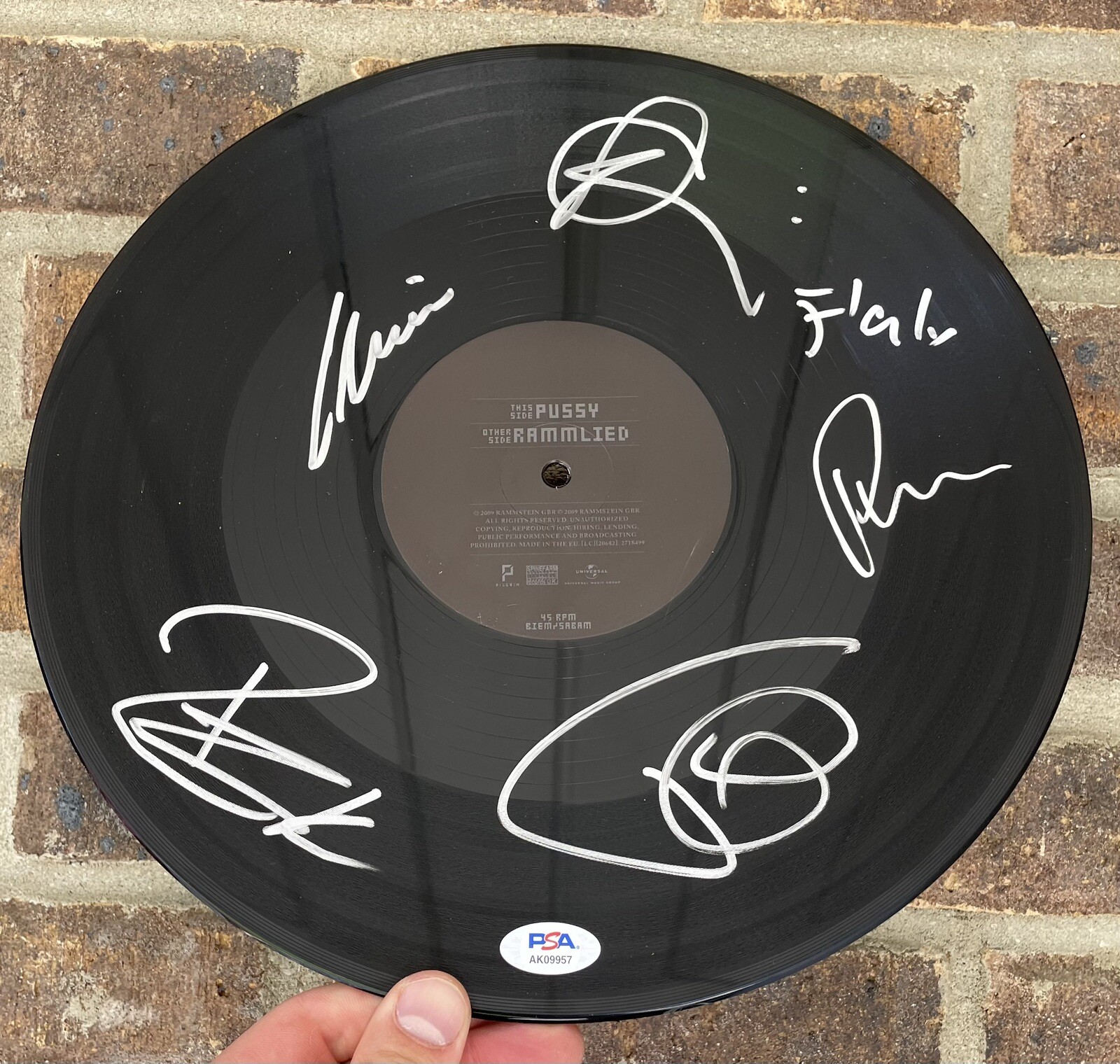 PSA/DNA Rammstein Band Signed 