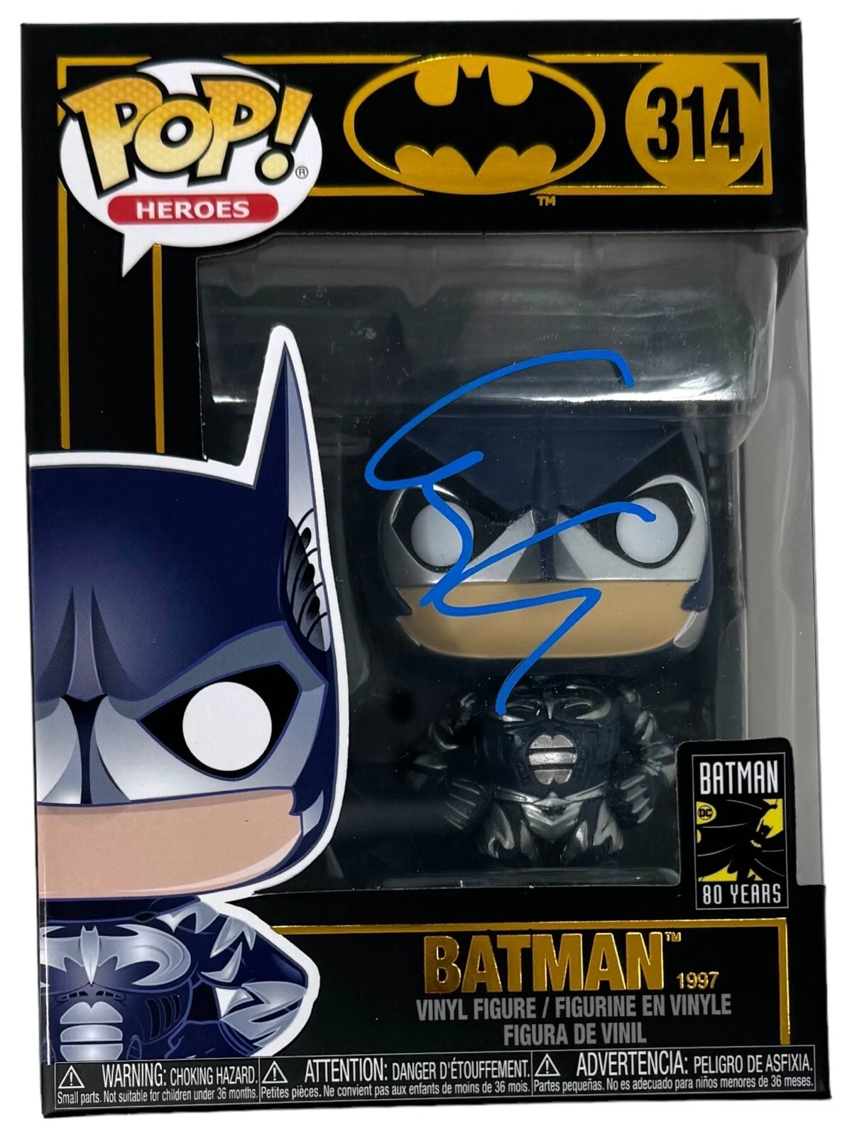 George Clooney Signed Funko Pop Batman & Robin #314 Autograph Beckett COA