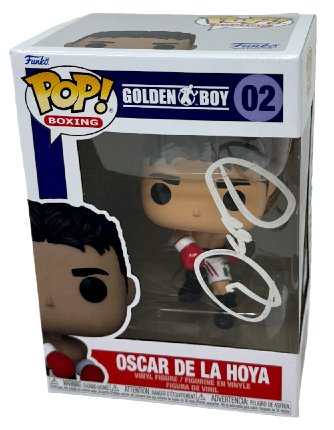 Oscar De La Hoya Signed Funko Pop Boxing #02 Golden Boy Autograph Beckett COA