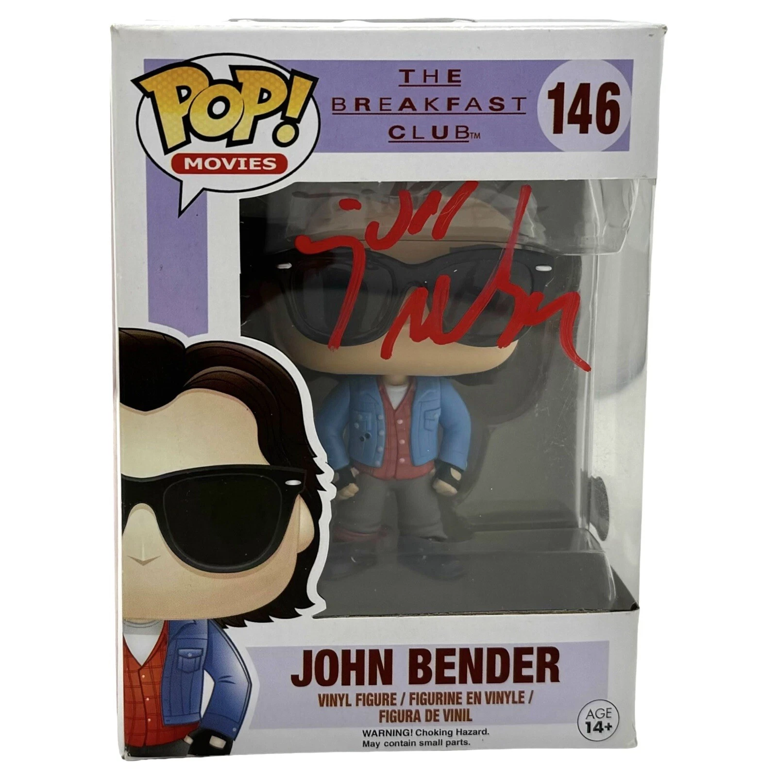 Judd Nelson Signed Funko Pop The Breakfast Club John Bender Autograph BAS COA