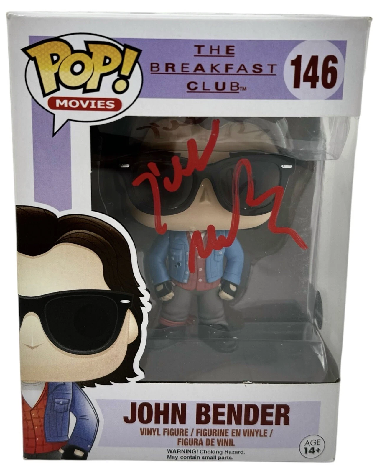 Judd Nelson Signed The Breakfast Club Funko Pop John Bender Autograph BAS COA