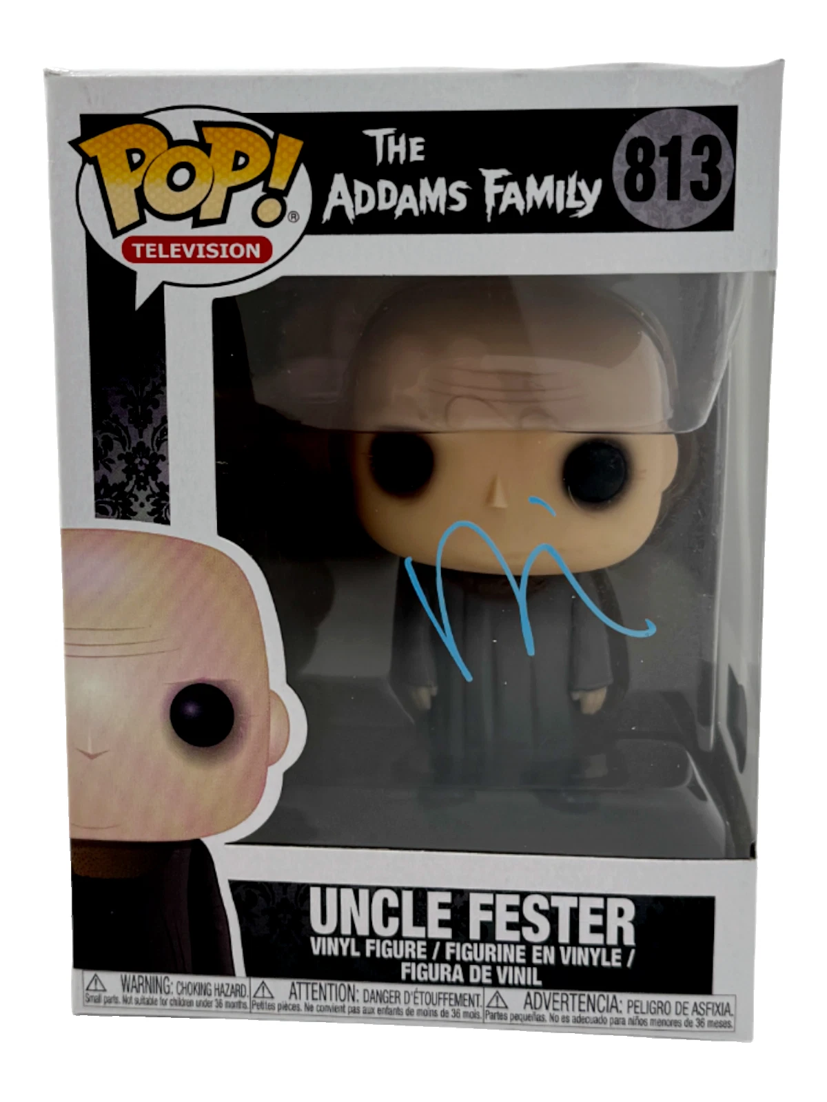 Fred Armisen Signed Wednesday Uncle Fester Funko Pop Addams Family Autograph BAS
